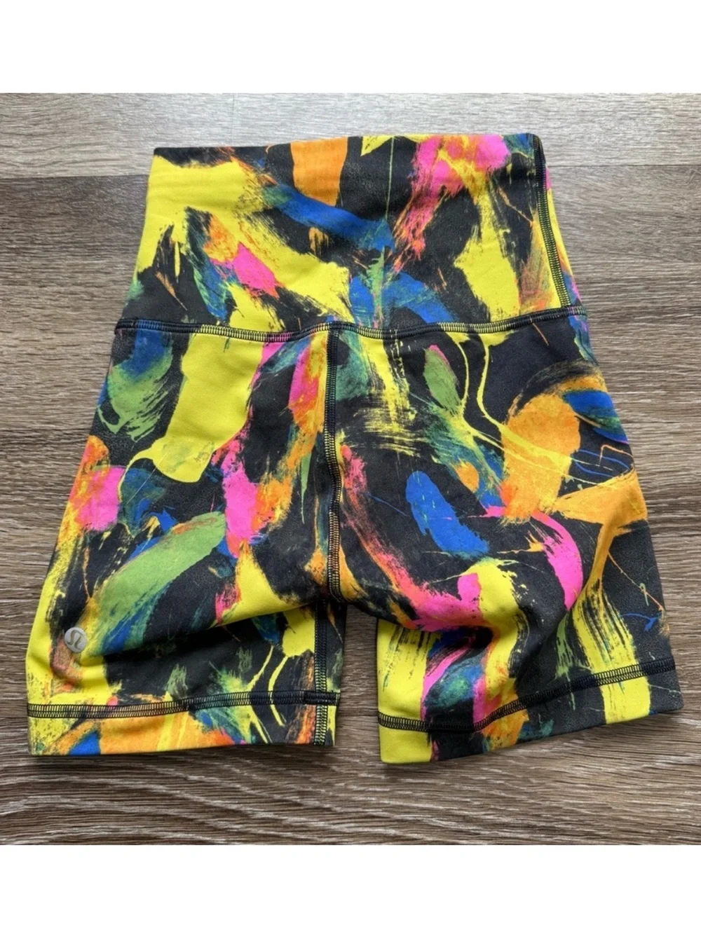 Lululemon Wunder Train High-Rise Short 6” Undertone Black Multi